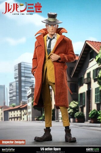 Lupin the 3rd Af Inspector Zenigata Standard Ed Lupin the 3rd The Italian Adventure 1/6 Scale Action Figure Inspector Koichi Zenigata Standard Edition - Action Figure
