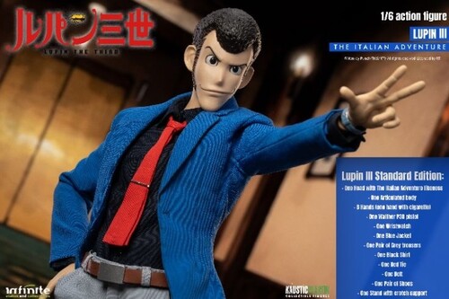 Lupin the 3rd Af Lupin Standard Ed Lupin the 3rd The Italian Adventure 1/6 Scale Action Figure Lupin Standard Edition - Action Figure