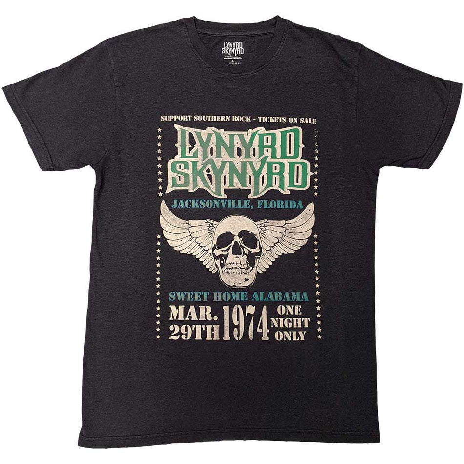 Lynyrd Skynyrd Winged Skull Black