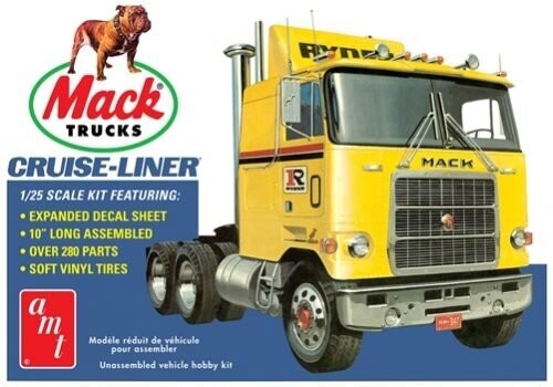 Mack Cruise-Liner Tractor AMT Mack Cruise-Liner Semi Tractor 1/25 Scale Model Kit - CD Album