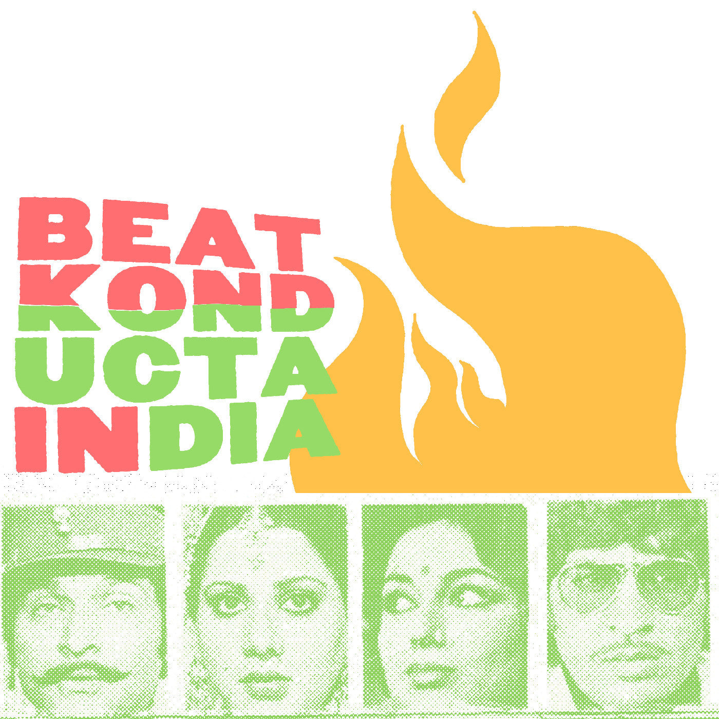 Madlib Beat Konducta Vol. 3-4: In India - Saffron Blend Edition (Semi-Transparent Silver And Saffron Yellow Vinyl)