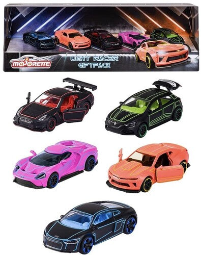 Majorette Light Racer Die-Cast 5Ct Pack Majorette - 1:64 Die-Cast Car Gift Pack - Light Racer 5-Piece - CD Album