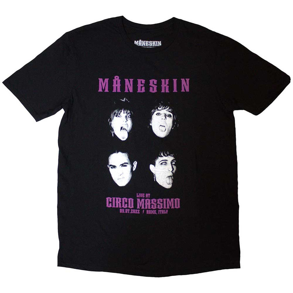 Maneskin Live At Circo Massimo 2022 Faces Black