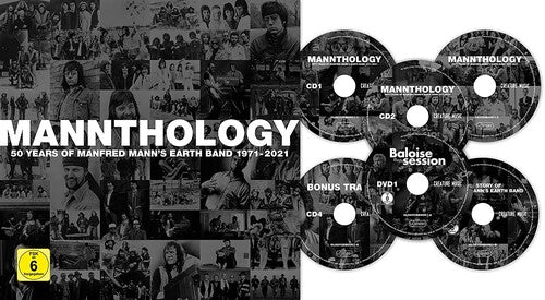 Manfred Mann's Earth Band Mannthology (Deluxe Hard Back Book +DVD) - 6-Disc CD Album