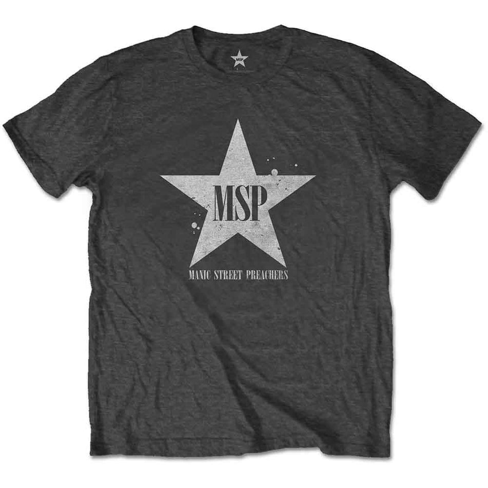 Manic Street Preachers Classic Distressed Star Grey