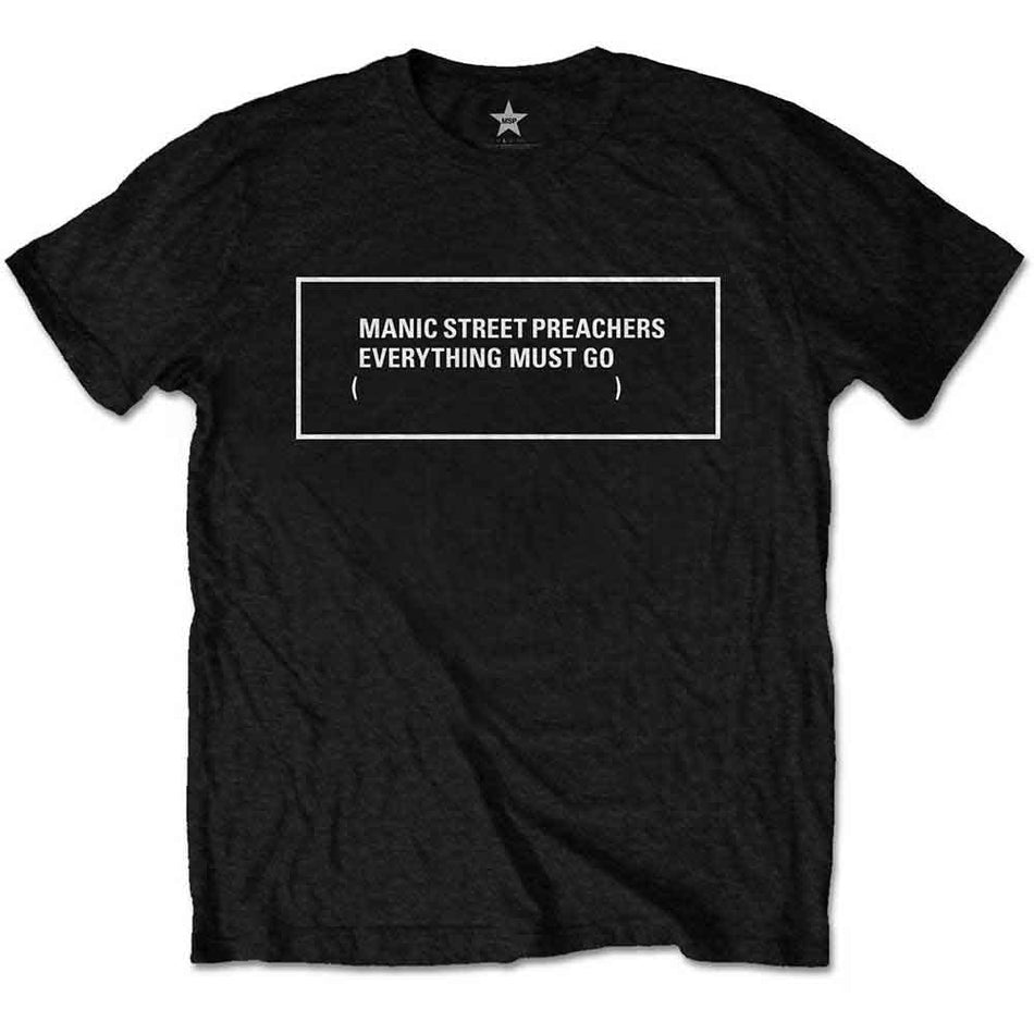 Manic Street Preachers Everything Must Go Monochrome Black