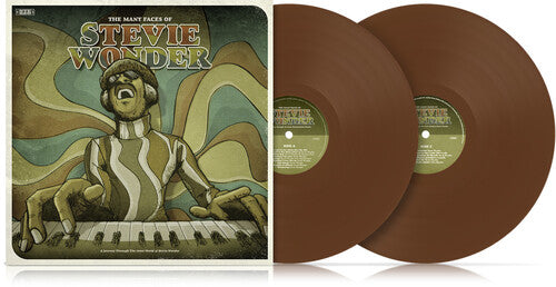 Many Faces of Stevie Wonder / Various - Brown Many Faces Of Stevie Wonder / Various - Brown Vinyl - Double Record Album - Vinyl LP