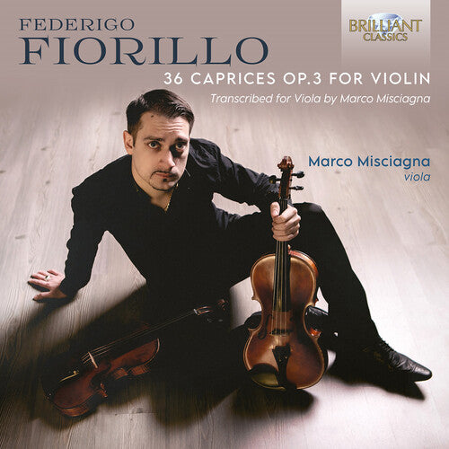 Marco Misciagna 36 Caprices Op. 3 for Violin Transcribed for - CD Album