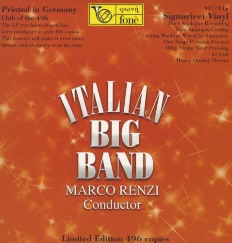 Marco Renzi Italian Big Band - Double Record Album - Vinyl LP