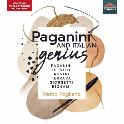 Marco Rogliano Paganini & Italian Genius - CD Album