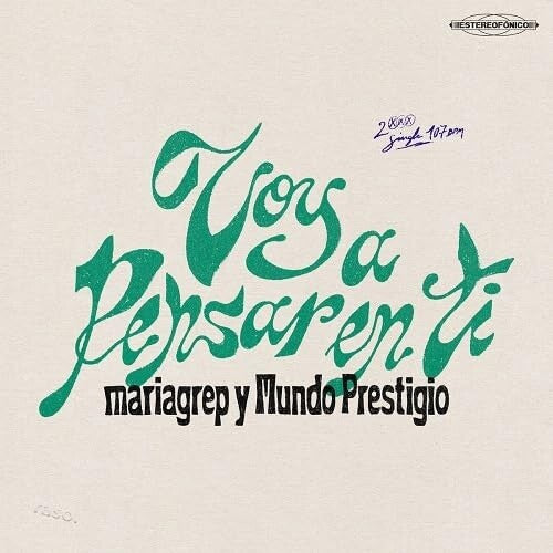 Mariagrep & Mundo Prestigio Voy A Pensar En Ti - Record Album - Vinyl LP