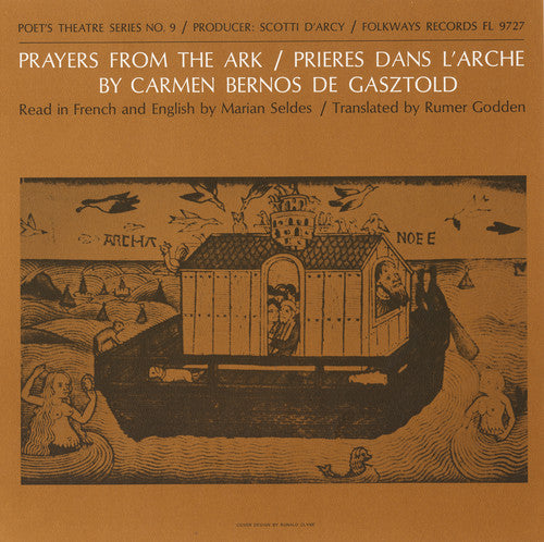 Marian Seldes Prayers from the Ark: French and English Poems - CD Album