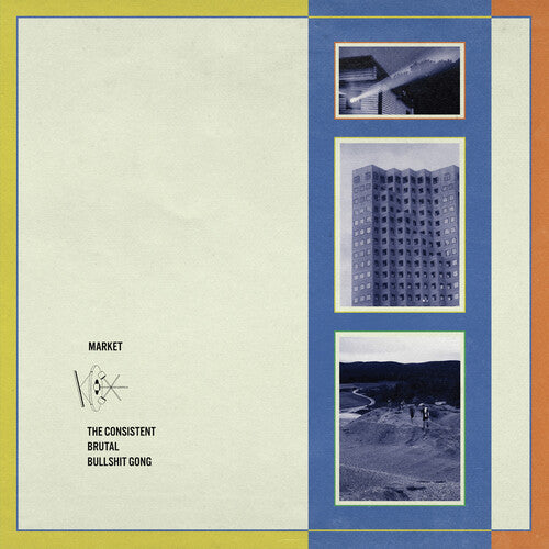 Market The Consistent Brutal Bullshit Gong (Transparent Dark Blue) - Record Album - Vinyl LP