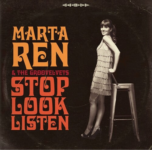 Marta Ren & the Groovelvets Stop Look Listen - Record Album - Vinyl LP