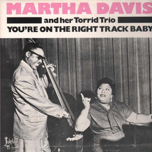 Martha Davis You're on the Right Track Baby - Record Album - Vinyl LP