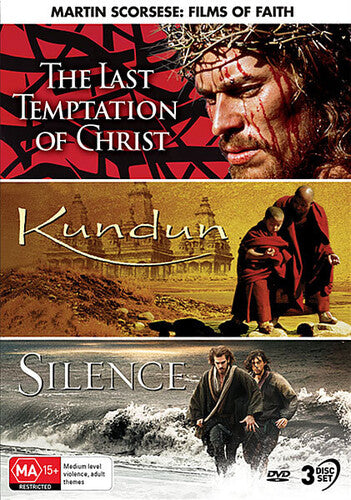 Martin Scorsese Films of Faith Martin Scorsese: Films of Faith (1988-2016) (The Last Temptation of Christ / Kundun / Silence) - 3-Disc DVD Set