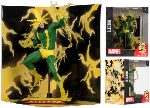 Marvel Coll 1:10th Wv8 Electro (Joe Fixit #5) Stat McFarlane Toys - Marvel - Electro 1:10 Collectible (Joe Fixit #5) - Collectible