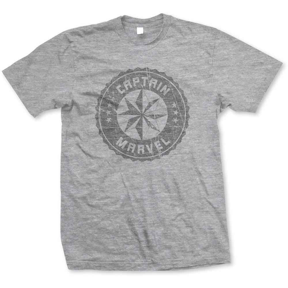 Marvel Comics Captain Marvel Grey Circle Grey