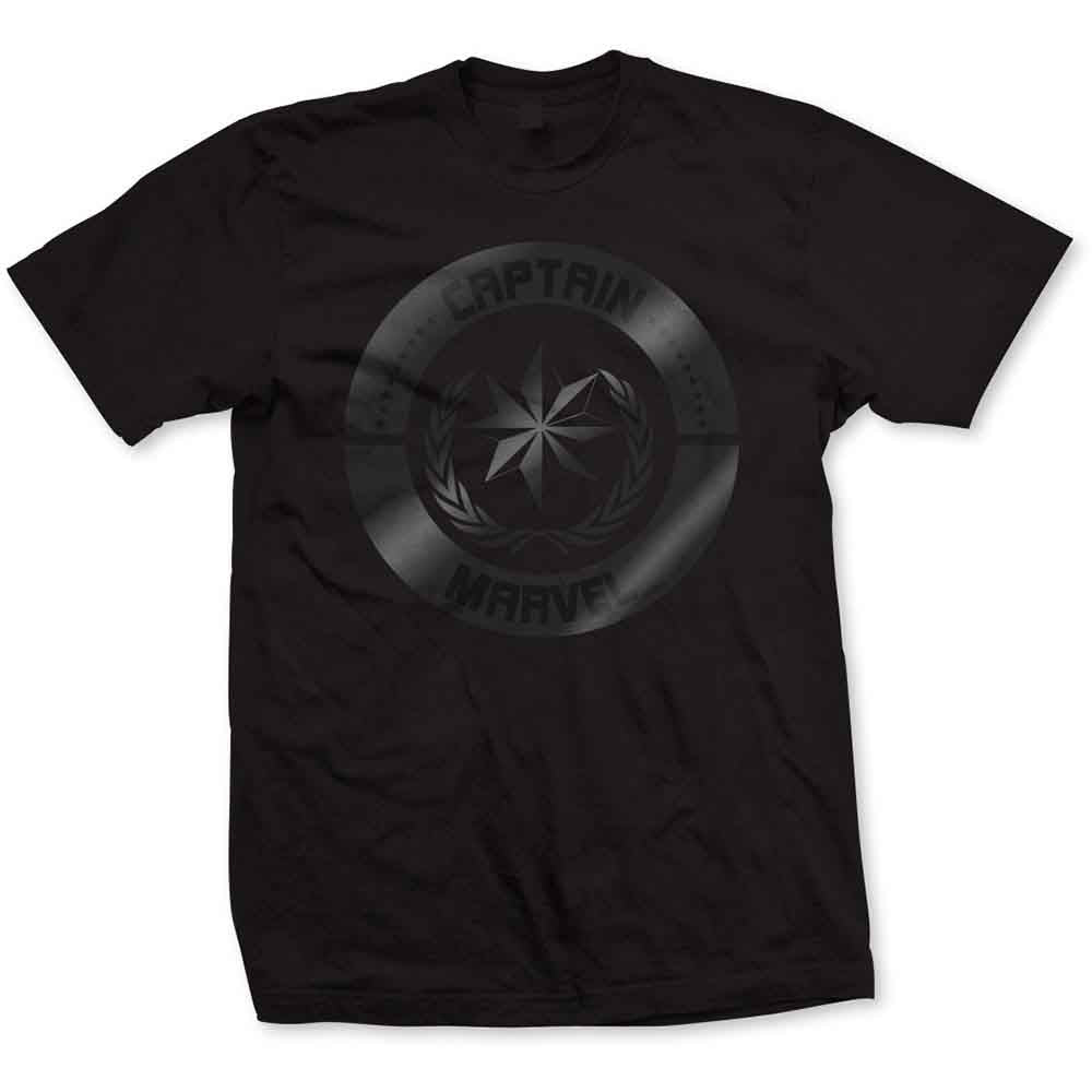 Marvel Comics Captain Marvel Silver Circle Black