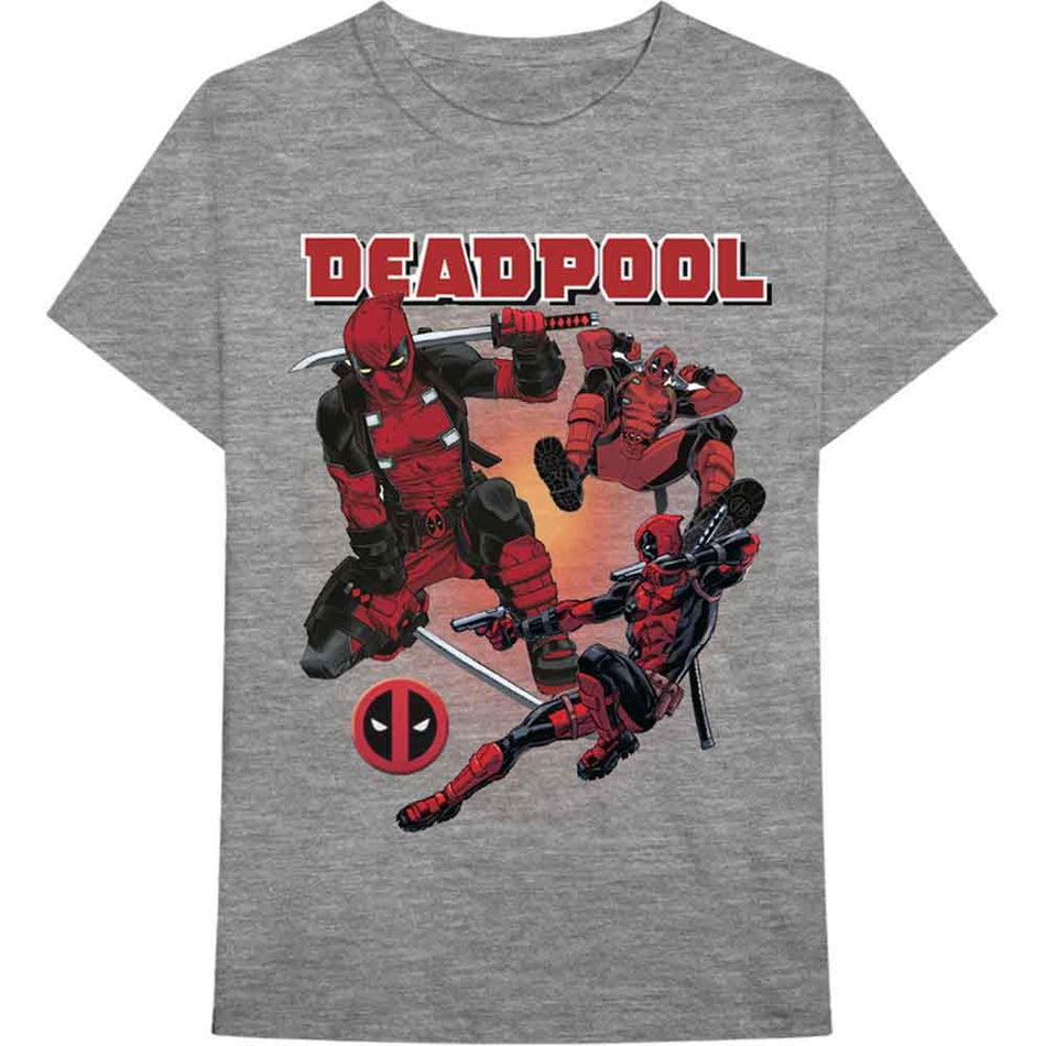 Marvel Comics Deadpool Collage 1 Grey
