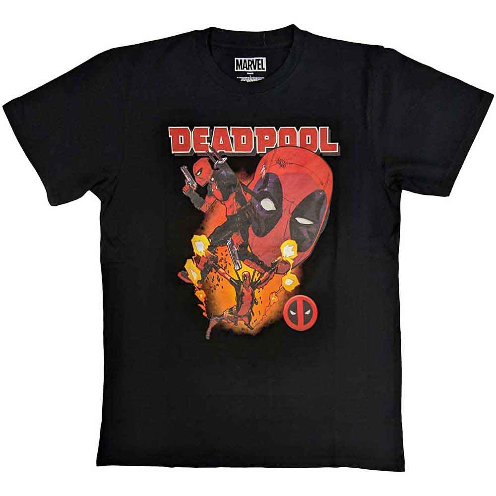 Marvel Comics Deadpool Collage 2 Black