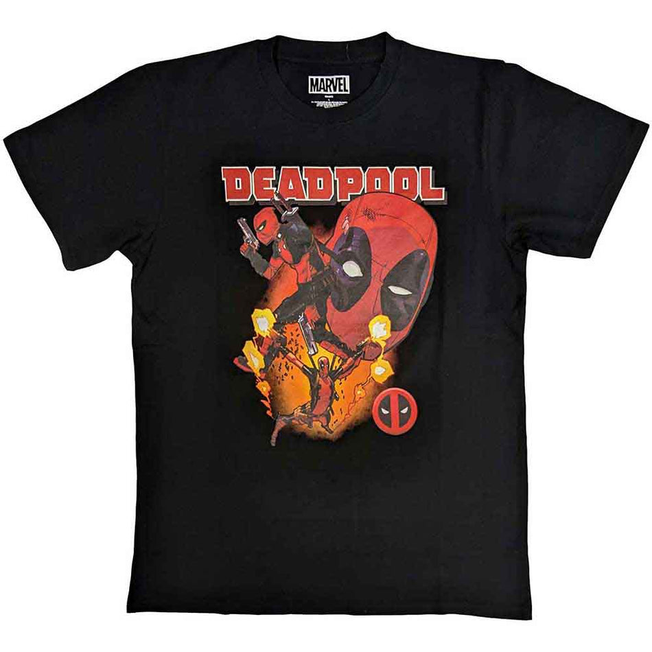 Marvel Comics Deadpool Collage 2 Black