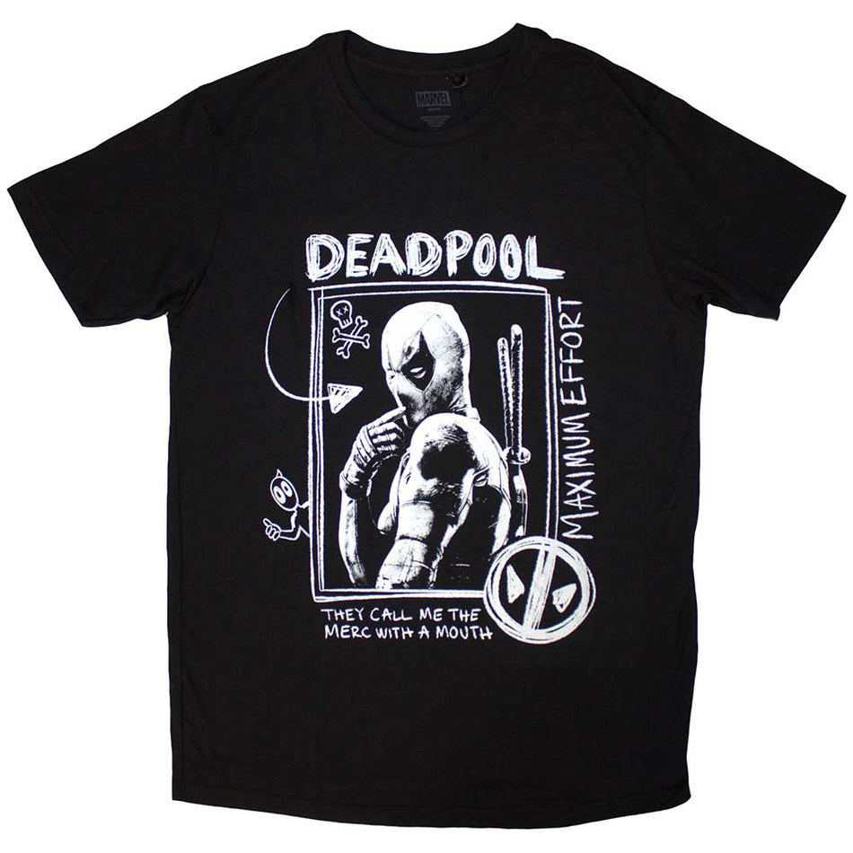 Marvel Comics Deadpool Merc With A Mouth Max Effort Black