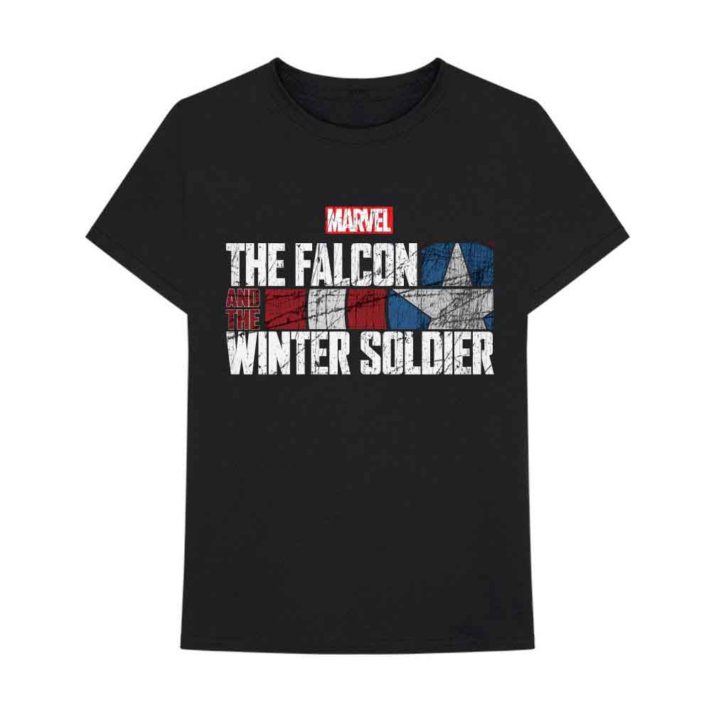 Marvel Comics Falcon & Winter Soldier Text Logo Black