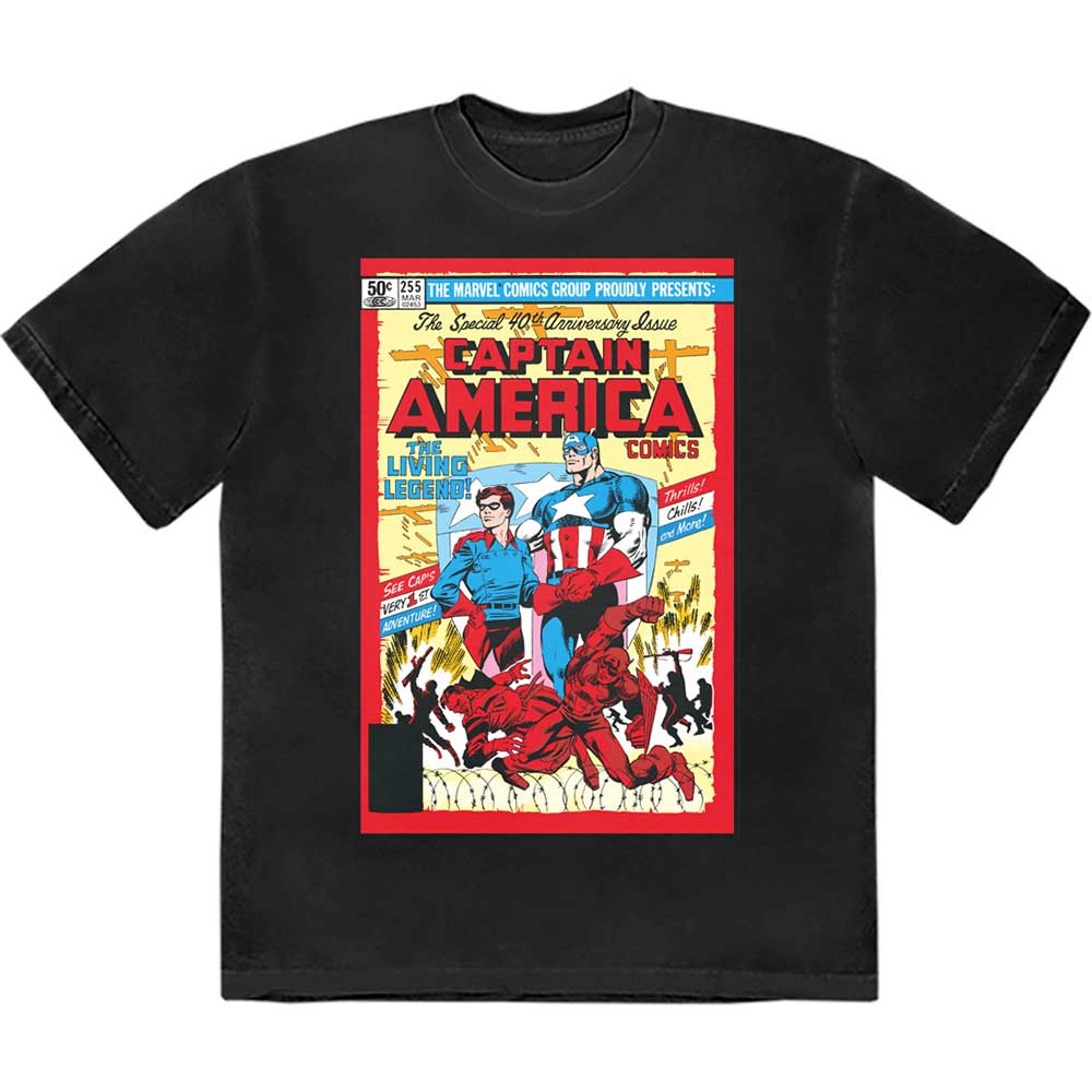Marvel Comics Living Legend Comic Cover Black