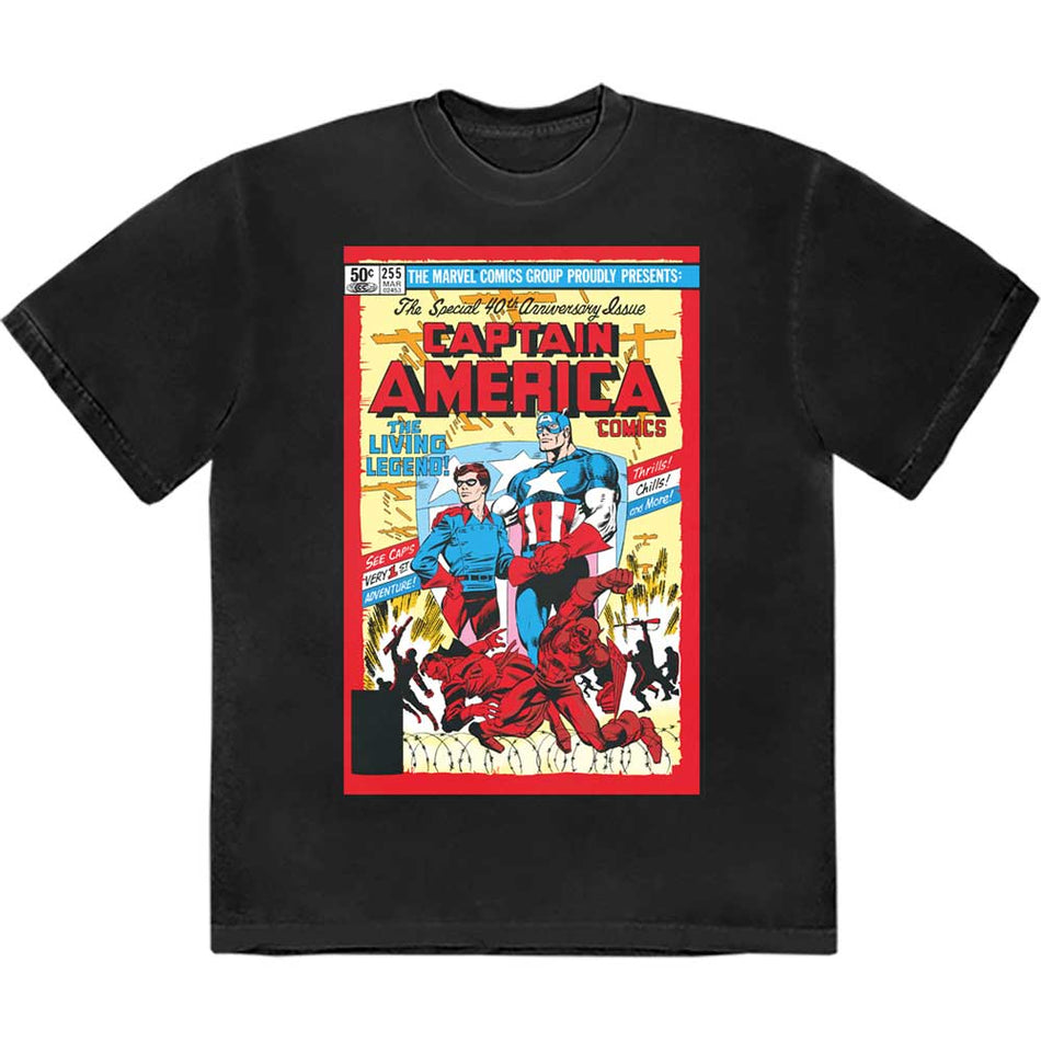 Marvel Comics Living Legend Comic Cover Black
