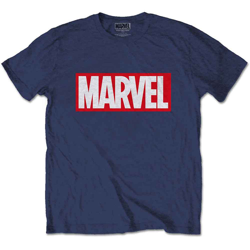 Marvel Comics Marvel Box Logo Blue