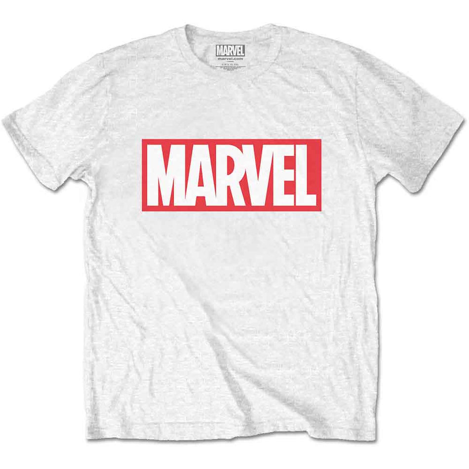 Marvel Comics Marvel Box Logo White