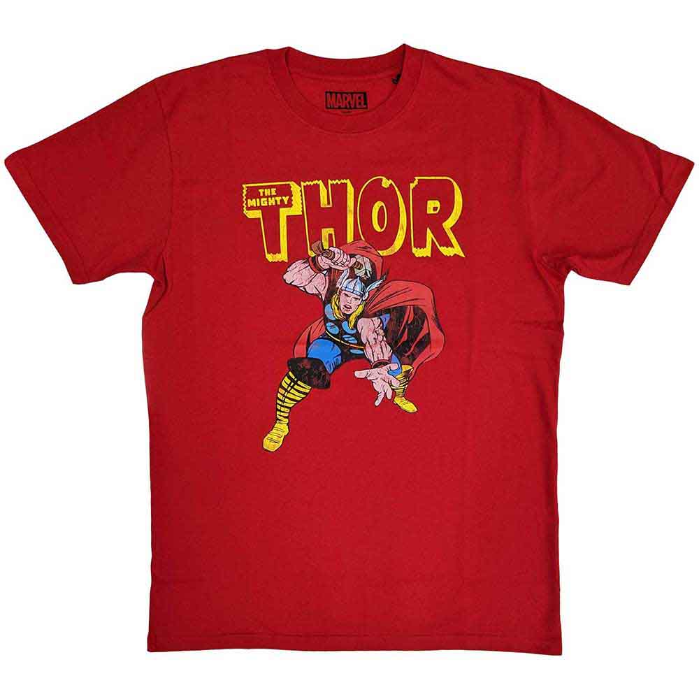 Marvel Comics Thor Hammer Distressed Red