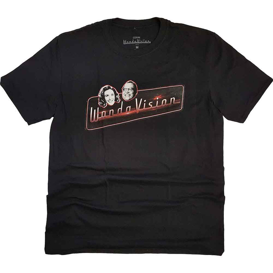Marvel Comics WandaVision Red Logo Black