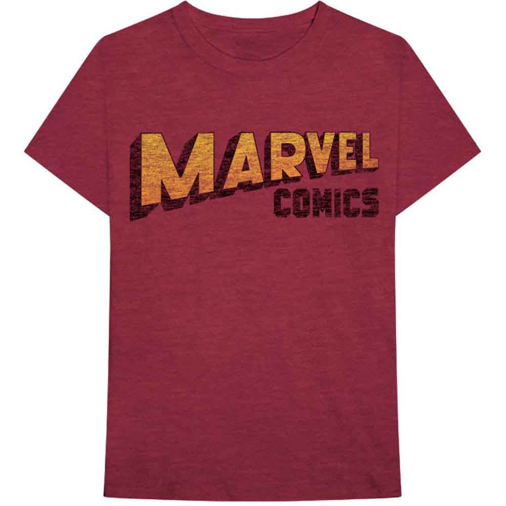 Marvel Comics Warped Logo Red