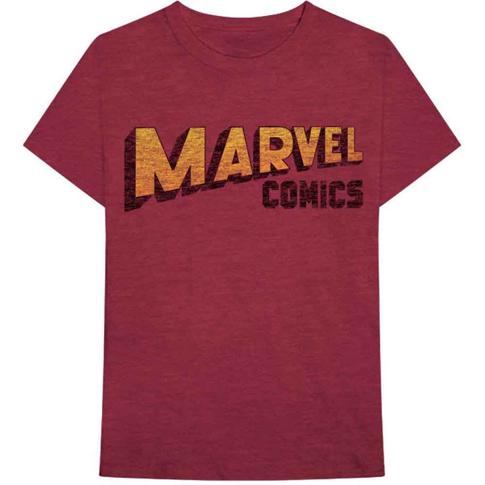 Marvel Comics Warped Logo Red