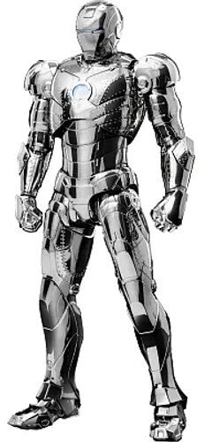 Marvel Studios: Infinity Saga 1/12 Scale Dlx Iron Threezero - Marvel: The Infinity Saga - DLX - Iron Man Mark 2 (Chrome Edition) Action Figure - Action Figure