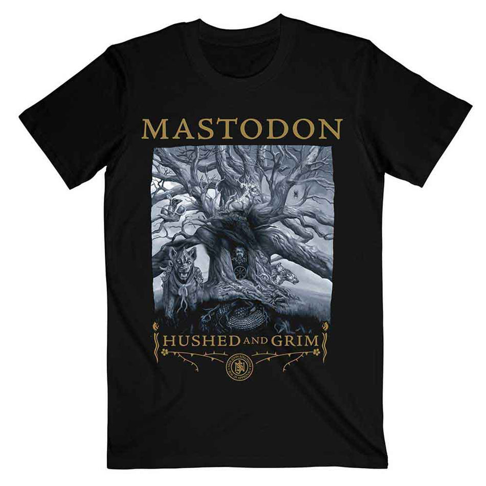 Mastodon Hushed & Grim Cover Black
