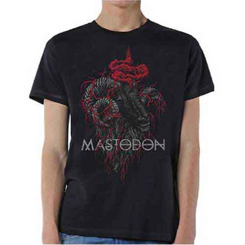 Mastodon Rams Head Colour Black
