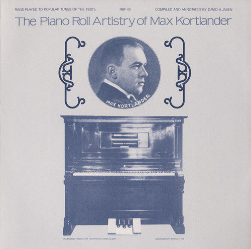 Max Kortlander Piano Roll Artistry of Max Kortlander - CD Album