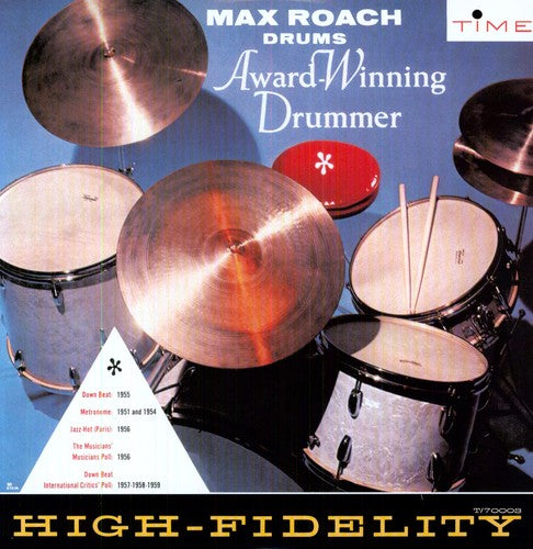 Max Roach Award Winning Drummer - Record Album - Vinyl LP