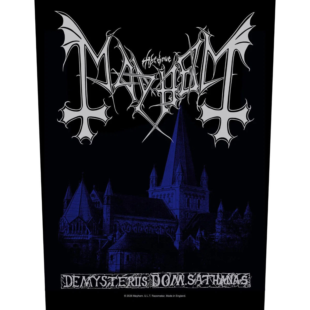 Mayhem De Mysteriis Dom Sathanas Back Patch