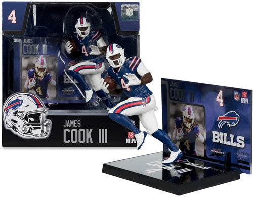 McFarlane NFL Posed Fig James Cook (Buffalo Bills) McFarlane SportsPicks - NFL - James Cook (Buffalo Bills) 7" Posed Figure - Collectible Figure