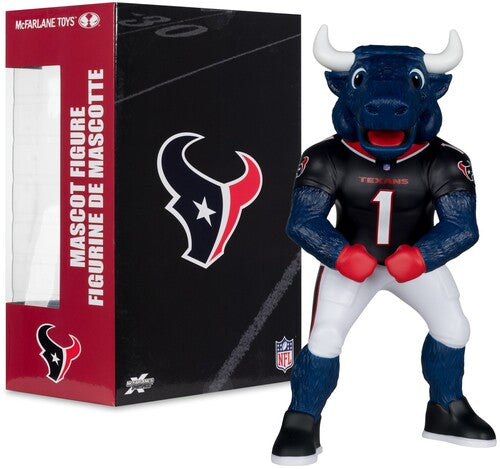 McFarlane NFL Posed Mascot Toro (Texans) McFarlane SportsPicks - NFL - Toro (Houston Texans) 8" Posed Figure - Collectible Action Figure