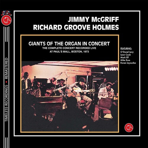 McGriff, Jimmy / Holmes, Richard Groove Giants Of The Organ In Concert - Record Album - Vinyl LP