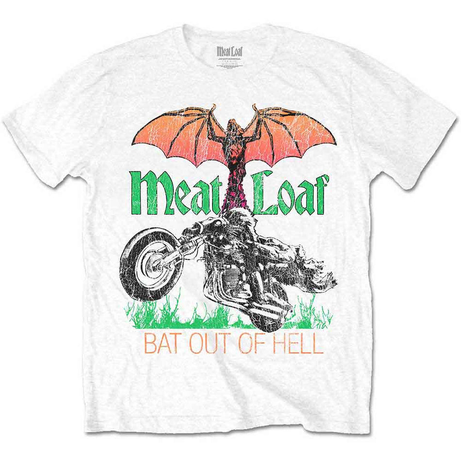 Meat Loaf Bat Out Of Hell White