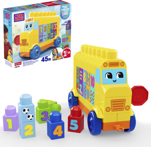 Mega Bloks MEGA BLOKS Build & Count Bus - CD Album