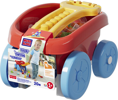 Mega Bloks MEGA BLOKS First Builders Block Scooping Pull Wagon, 20 Piece Building Toy Set - CD Album