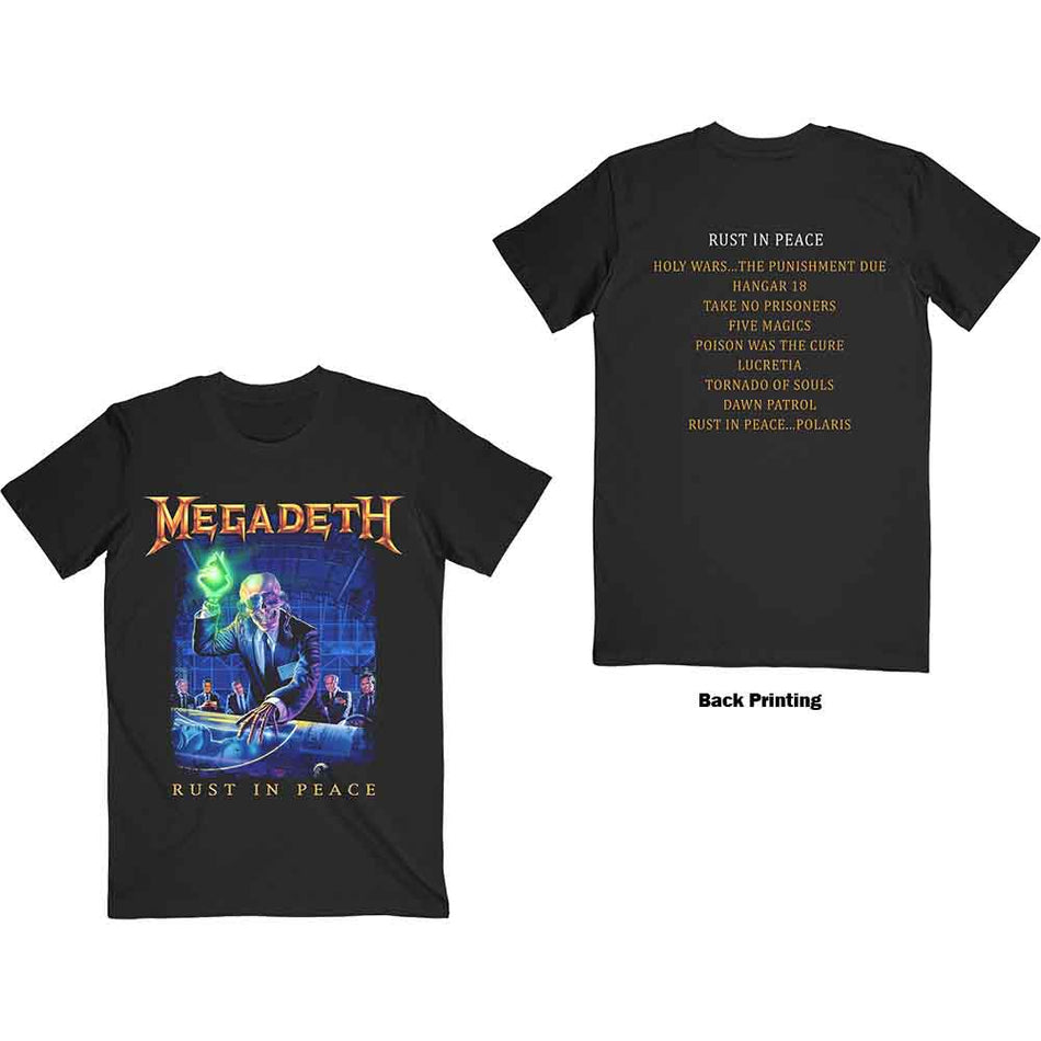 Megadeth Rust In Peace Track list Black