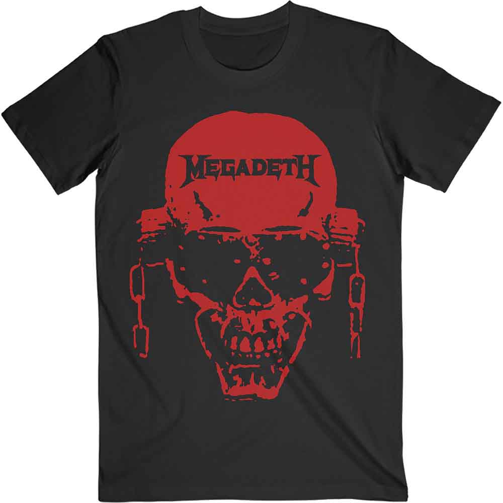 Megadeth Vic Hi-Contrast Red Black